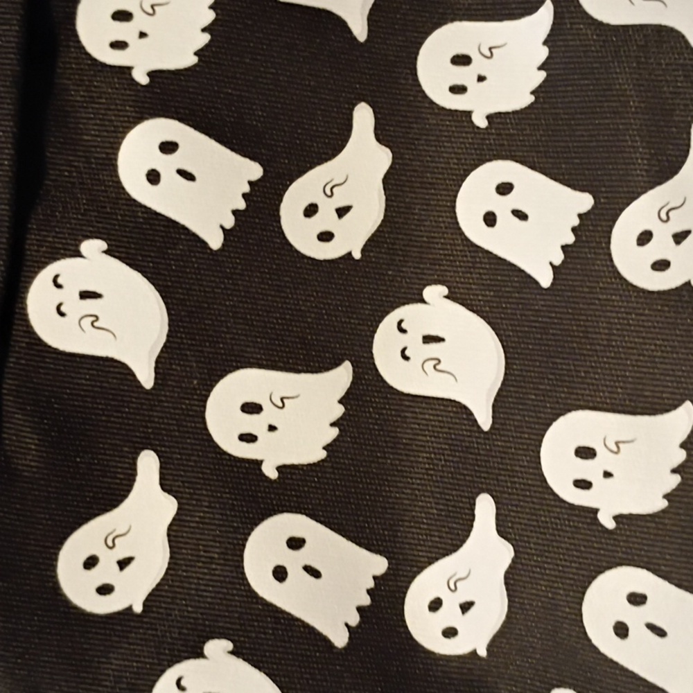 Black Ghost Pattern Crossbody Bag - image 3